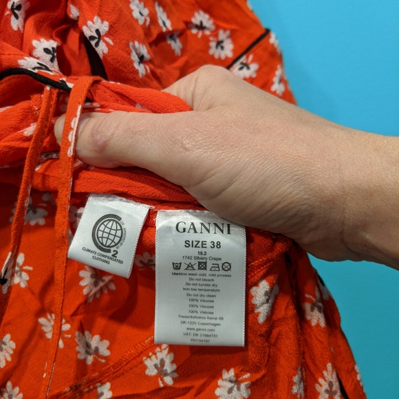 Ganni | Big Apple Dress size 6 / 38 - Picture 10 of 14